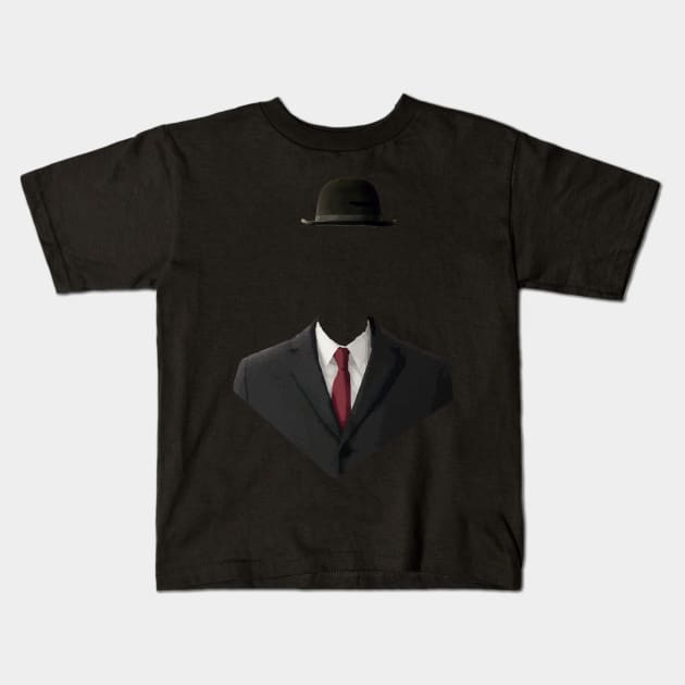 incognito Magritte Kids T-Shirt by DROLO